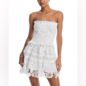 NWT Waimari Tiffany Mini Dress in white